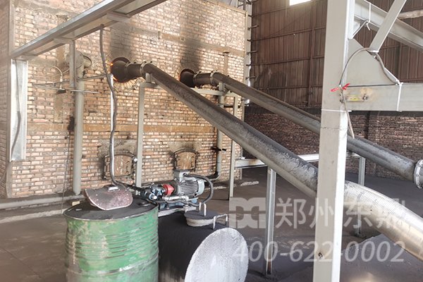 煤泥烘干機(jī)試機(jī)現(xiàn)場(chǎng)