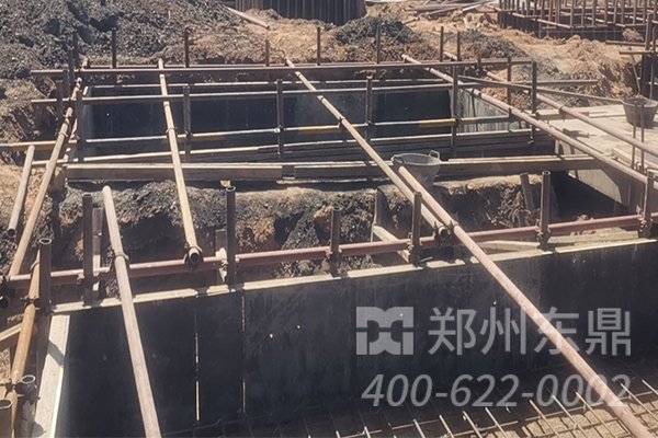 煤泥烘干機生產(chǎn)線土建施工現(xiàn)場