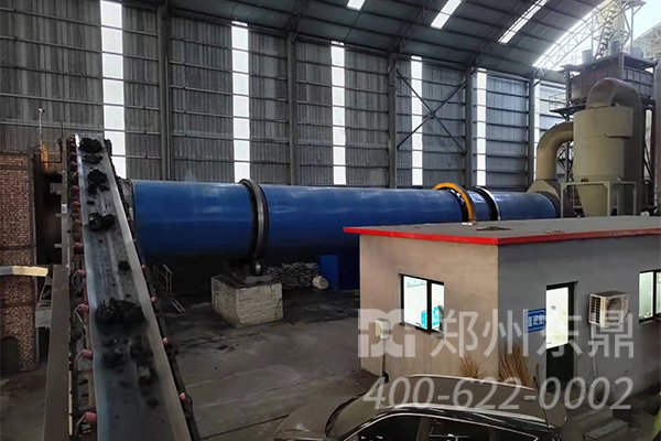 山西榆林富府谷煤泥烘干機設(shè)備基礎(chǔ)建設(shè)現(xiàn)場