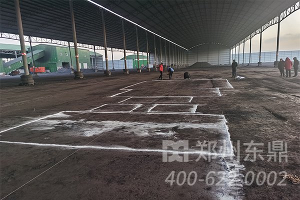 山西朔州應(yīng)縣煤泥烘干機設(shè)備基礎(chǔ)建設(shè)現(xiàn)場