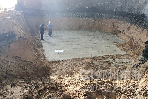 內(nèi)蒙古煤泥烘干機土建施工現(xiàn)場實拍