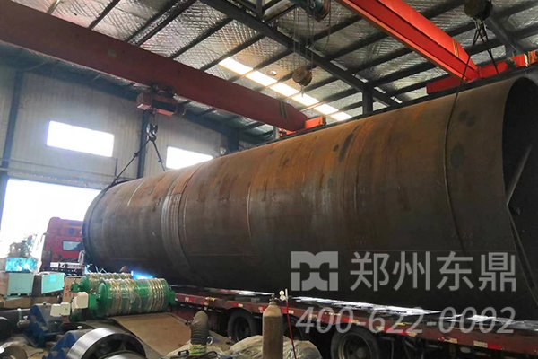 山西運城煤泥烘干機械項目裝車發(fā)貨