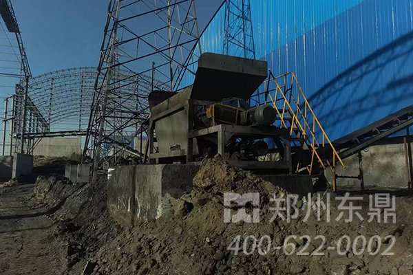 內(nèi)蒙古煤泥干燥機(jī)械項目基礎(chǔ)建設(shè)安裝現(xiàn)場
