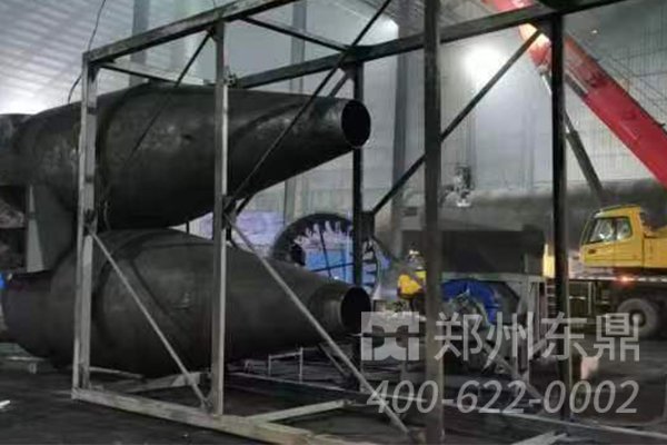 陜西彬州煤泥烘干機(jī)安裝現(xiàn)場(chǎng)實(shí)拍圖