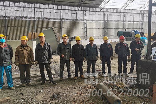 寧夏大型煤泥烘干機(jī)項(xiàng)目安裝正式啟動(dòng)
